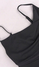 STRAP BODYCON MIDI DRESS IN BLACK Dresses styleofcb