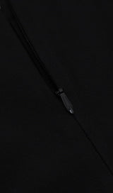 SLEEVELESS EVENING MIDI DRESS IN BLACK & WHITE Dresses styleofcb