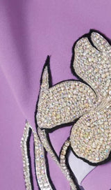 CRYSTAL FLOWER MINI DRESS Dresses styleofcb