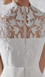 FLORAL EMBROIDERY MAXI DRESS IN WHITE styleofcb