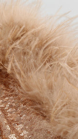 SEQUIN FEATHER MINI DRESS Dresses styleofcb