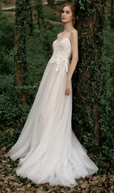 MESH LACE HALTER SIMPLE MORI MAXI DRESS IN WHITE styleofcb