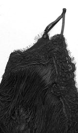 TASSEL LACE MINI DRESS IN PINK Dresses styleofcb