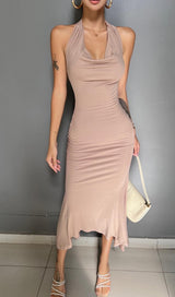 STRAPLESS BODYCON MIDI DRESS Dresses styleofcb