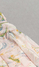 ALLOVER PRINT SPLIT THIGH BACKLESS DRESS DRESS sis label