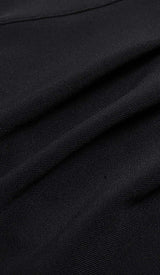 ASYMMETRIC DIAMOND HIGH-LOW DRESS IN BLACK DRESS STYLE OF CB