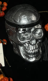 SILVER SKULL CLUTCH Bags sis label