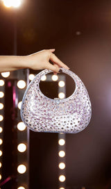 CLEAR EMBELLISHED BAG IN BLUE Bags styleofcb