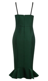 BANDAGE MAXI DRESS IN GREEN Dresses styleofcb