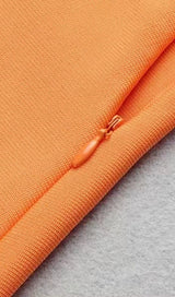 BANDAGE MAXI DRESS IN ORANGE Dresses styleofcb