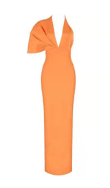 BANDAGE MAXI DRESS IN ORANGE Dresses styleofcb