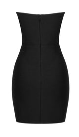 BANDEAU BANDAGE MINI DRESS IN BLACK DRESS STYLE OF CB