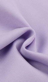 BANDEAU BANDAGE MINI DRESS IN LILAC DRESS STYLE OF CB