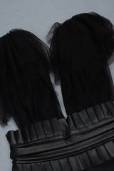 DEEP V NECK SLEEVELESS BACKLESS LACE BOW MESH JUMPSUIT BODYSUITS & JUMPSUITS styleofcb