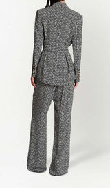 COLOURWAY BELTED DOUBLE-BREASTED BLAZER DRESS styleofcb