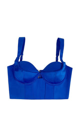 CORSET BACKLESS CROPPED TOP DRESS STYLE OF CB