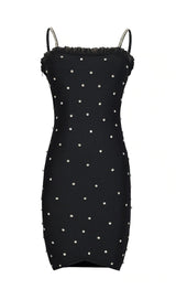 CRYSTAL MINI DRESS IN BLACK Dresses styleofcb