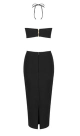 CUT OUT MIDI DRESS IN BLACK Dresses styleofcb