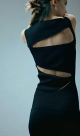 CUTOUT MAXI DRESS IN BLACK Dresses styleofcb