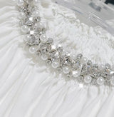 CYSTAL NECK PUFF SLEEVE MINI DRESS DRESS STYLE OF CB