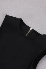 CRYSTAL EMBROIDERED SHORT BANDAGE DRESS Sequins Dress styleofcb