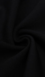 DEEP V MIDI DRESS IN BLACK Dresses styleofcb