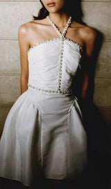 DIAMOND CHAIN DRESS IN WHITE Dresses styleofcb