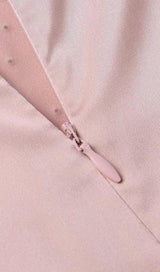 DIAMOND RUCHED MINI DRESS IN PINK styleofcb