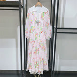 FLORAL PRINT MIDI DRESS IN PINK DRESS STYLE OF CB