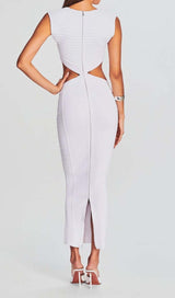 FRONT CUT-OUT BANDAGE TWO-PIECE IN IVORY styleofcb