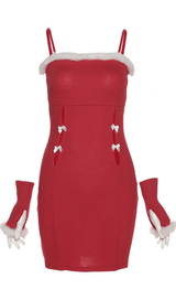 Fashion fleece suspender dress styleofcb S DRESS