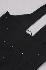 HALTER NECK CRYSTAL BACKLESS JUMPSUITS BODYSUITS & JUMPSUITS styleofcb