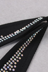 HALTER NECK CRYSTAL BACKLESS JUMPSUITS BODYSUITS & JUMPSUITS styleofcb