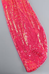 HOT SEQUIN PINK TOP AND SKIRT TWO PIECE SET TOPS & SKIRTS styleofcb