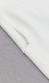 PEARL-DECORATED SUIT IN WHITE styleofcb