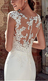 FISHTAIL MOPPING WEDDING DRESS IN WHITE styleofcb