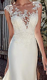 FISHTAIL MOPPING WEDDING DRESS IN WHITE styleofcb