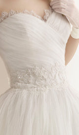 BANDEAU SHORT WEDDING DRESS IN WHITE styleofcb