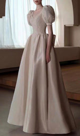 LACE STITCHED SATIN MAXI DRESS IN WHITE styleofcb