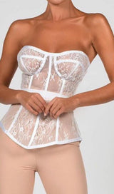 LACE TOPS IN WHITE Clothing styleofcb