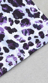 LEOPARD OUT MESH MIDI DRESS IN LAVENDER DRESS STYLE OF CB