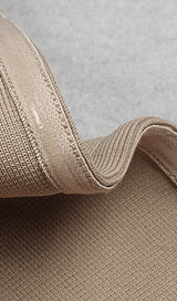 LONG SLEEVE FOLDS BANDAGE MINI DRESS IN KHAKI Dresses styleofcb