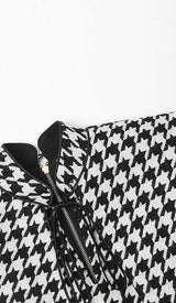 LONG-SLEEVE STAND COLLAR JACKET DRESS DRESS sis label