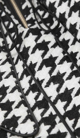 LONG-SLEEVE STAND COLLAR JACKET DRESS DRESS sis label