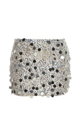 LOW RISE SEQUIN MINI SKIRT DRESS STYLE OF CB