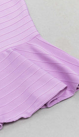 MERMAID CORSET MIDI DRESS IN PURPLE DRESS STYLE OF CB