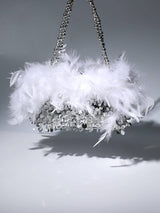 SEQUIN FEATHER SHOULDER BAG Bags Oh CICI
