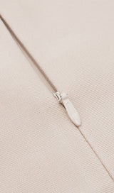 NUDE CRYSTAL STRAP BANDAGE MINI DRESS Dresses styleofcb