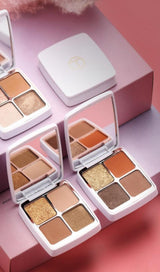 4 COLORS MATTE PEARLESCENT GLITTER FINE POWDER EYESHADOW blingmyfriend