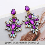 DIAMANTE DROP EARRINGS Earrings Oh CICI